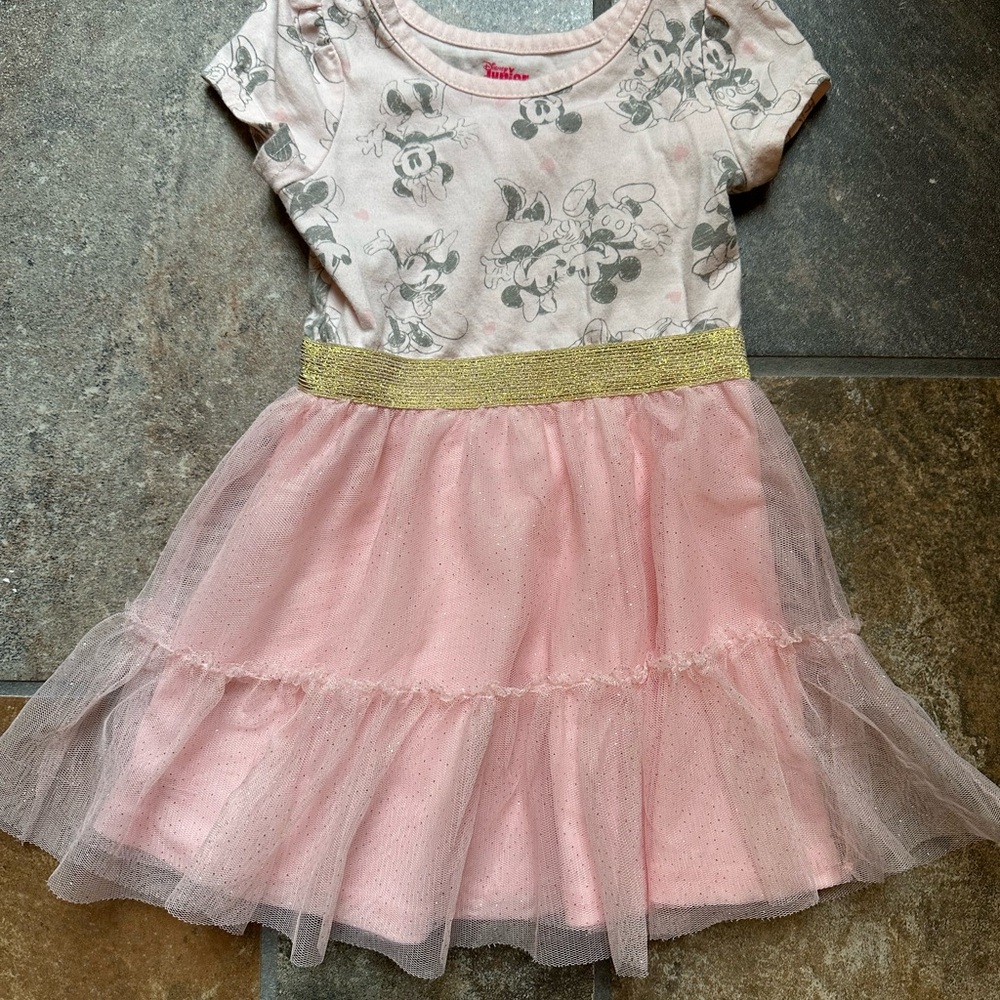 Pink and Gold Dress - Minnie Mouse - Disney - size 18 months